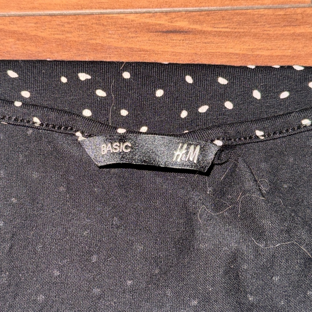 H&M Black and White Polka Dot Dress